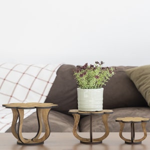Einzel Blumenstand Indoor hoch, Holz Pflanzenstand, Pflanzenhalter, Pflanzensockel hoch, Indoor Blumenständer, Zimmerpflanzenstand, Blumentopfständer