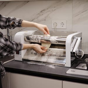Ausrollmaschine, Elektro Ausrollmaschine, Teigroller, Teigausrollmaschine 19 Zoll, Elektro Nudelmaschine, Gebäck Ausrollmaschine