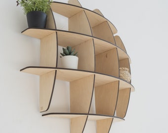 Sphere shelf, Round shelf, Globe shelf, Geometric shelves, Unique wall shelf, Shot glass display, Plant shelf for wall, Succulent shelf
