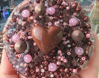 REUSABLE Chocolate Truffle Scented Picky Pad Sensory Fidget Toy for Stress and Anxiety, and Nail Biting, Remelt 20x!