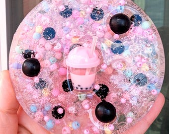 Reusable Boba Sensory Picky Pad, Anxiety Stress Relief Toy