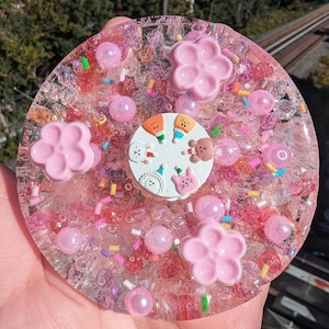 Remeltable Cake Scented Picking Pad: Pink Flowers, Anxiety Relief