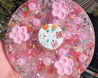 Cake Scented Picking Pad, Mini Cake & Pink Flowers, Stress Relief
