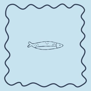Coastal cocktailservet | Blauw en marineblauw