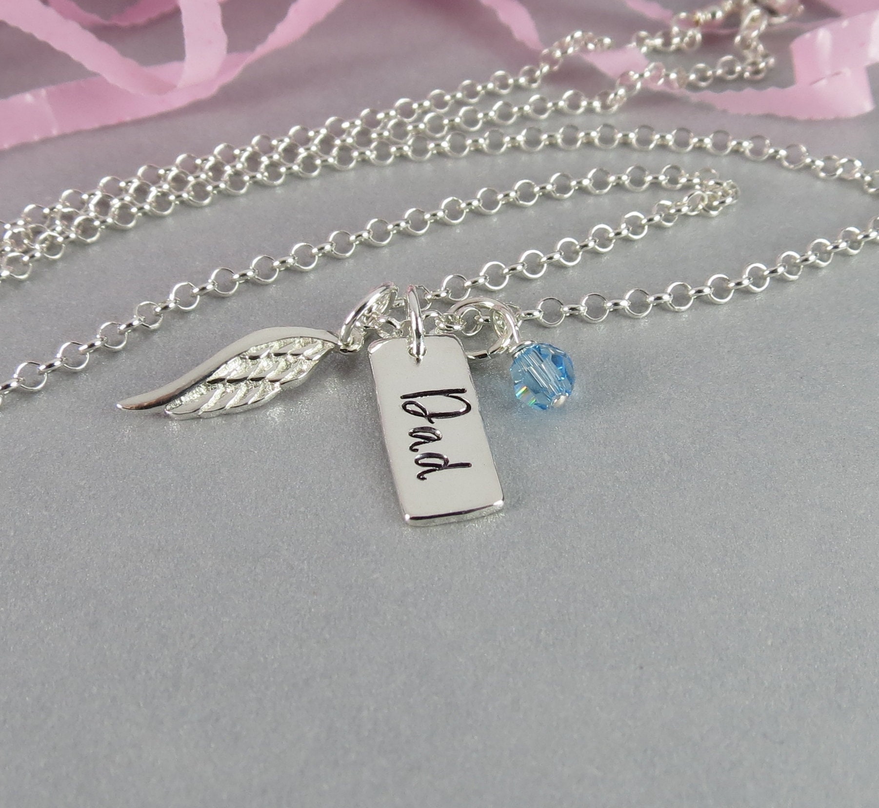 remembrance necklace dad