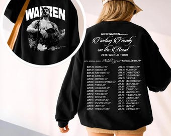 Alex Warren Eras Tour 2026 Vintage PNG, Indie Music Aesthetic T-Shirt Design, Digital Download
