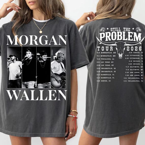 Morgan Wallen Still The Problem Tour 2026 PNG, Morgan Wallen Country Music Shirt Design, Morgan Wallen Tour 2026 Fan Gift, Digital Download