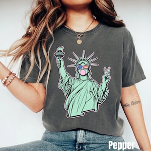 4th of July Statue of Liberty Png, USA Png, America 4th July Png Design, America Png, American Girl Shirt Design, popular 4th of july png