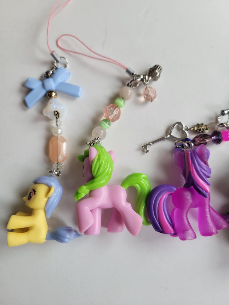 Mlp Key Rings My Little Pony Keychains | MLP Keychain Phone Charms | Mlp Beaded ...