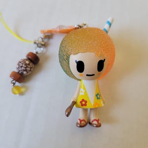 Rainbow Ice Donutella and Her Sweet Friends Tokidoki Shaved Ice Keychain | Donutella and Friends Tokidoki Rainbow Shaved Ice Keychain