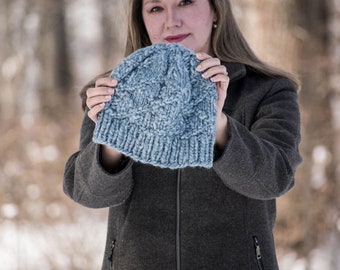 MODÈLE DE TRICOT/ Le modèle de tricot Jeronimo Beanie/ Bonnet tricoté/ Modèle tricoté/ Téléchargement instantané.