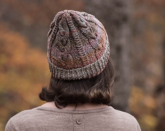 KNITTING PATTERN, The Magdalena Beanie Knitting Pattern,Yessy’s Designs,knit cable beanie, knit pattern, instant download.