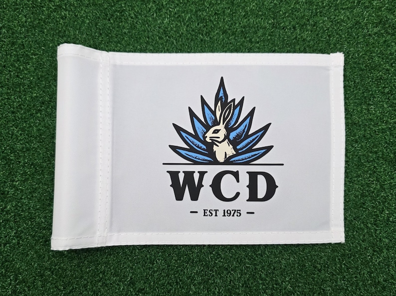 Set of 3 Custom Golf Flags / Mini Golf Putting Green Flags 6