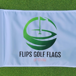Custom Full Size Golf Flag 20in x 14in
