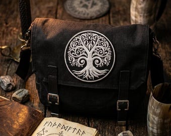 Yggdrasil Embroidered Patch – Viking World Tree & Norse Mythology