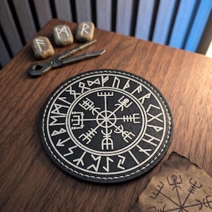 Vegvisir svg dxf eps png – Viking Compass Digital Vector File for Laser Engraving & CNC