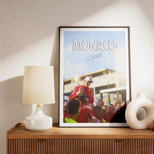 Charles Leclerc | Monaco 2024 Formula 1 Digital Poster Download