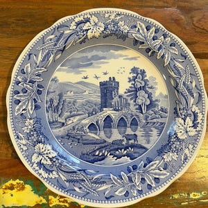 Spode Blue & White Dinner Plate