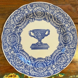 Spode Blue & White Dinner Plate (3)