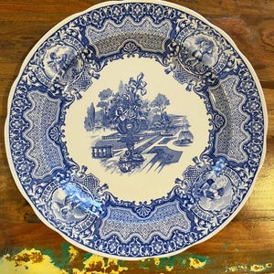 Spode Blue & White Dinner Plate