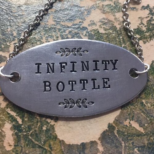 Custom Hand Stamped Decanter Tag Large Etsy