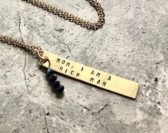 Mom, I Am A Rich Man - Emmy Collection Necklace