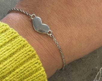 Heart Dainty Chain Bracelet