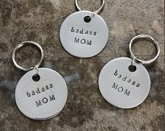 Badass Mom Key Chain