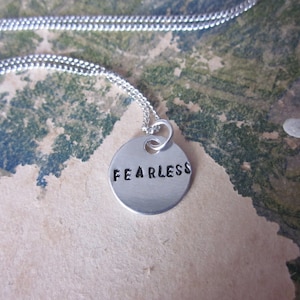 The Irma Necklace - Custom Name or Message Metal Necklace - Extra Small