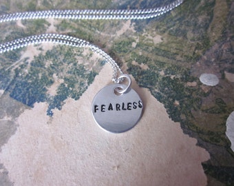 The Irma Necklace - Custom Name or Message Metal Necklace - Extra Small