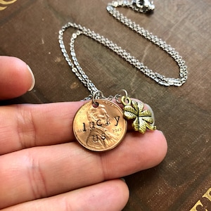The Clinton Key Chain - Lucky Us Penny Necklace or Key Chain