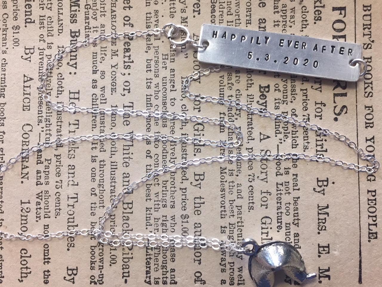 The Bridget Necklace Sterling Silver Fortune Cookie Necklace Etsy