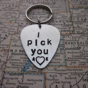 The Anthony Pick Key Chain - Custom Guitar Pick Key Chain