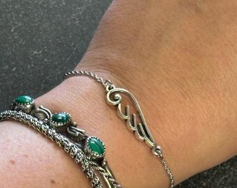 Angel Wing Dainty Chain Bracelet