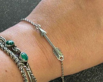 Shooting Arrow Dainty Chain Bracelet