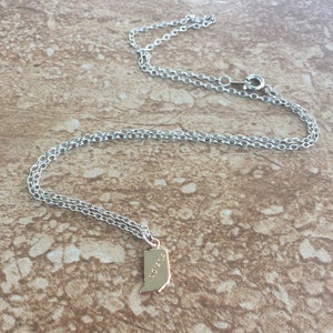 The Caroline Necklace Copper Tiny Indiana Charm Necklace image 2