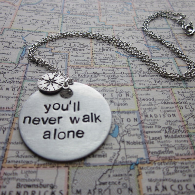 You Are Not Alone Pendant Etsy