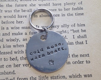 The Darren Dog Tag - Cold Nose. Warm Heart. Vanity Dog Tag