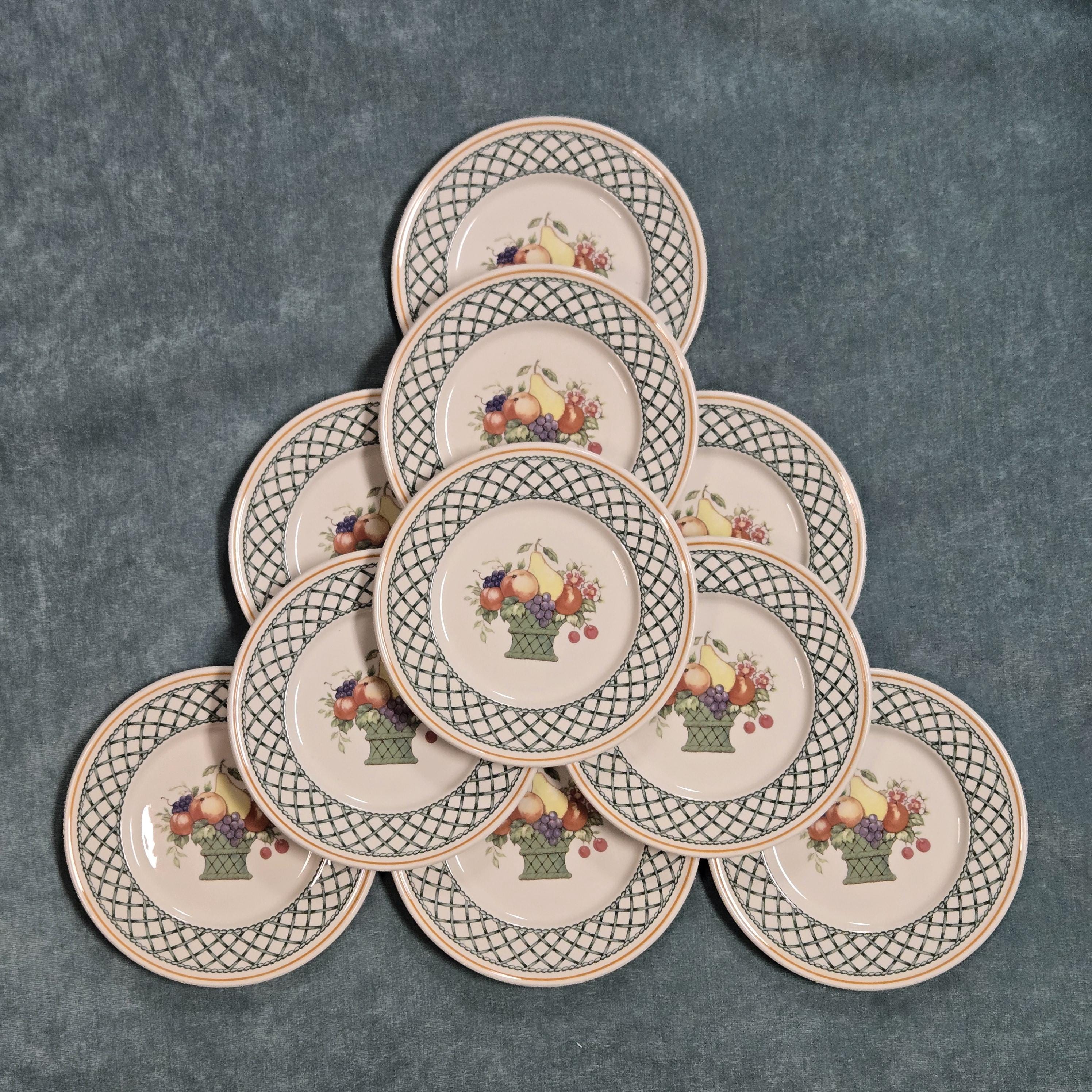 Villeroy & Boch バスケット ディナープレートセット Villeroy and Boch Basket Plates - Etsy