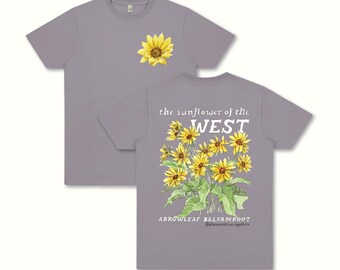 Balsamroot Wildflower Shirt – Organic Cotton Nature Tee