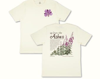 Fireweed Wildflower Shirt – Organic Cotton Nature Tee