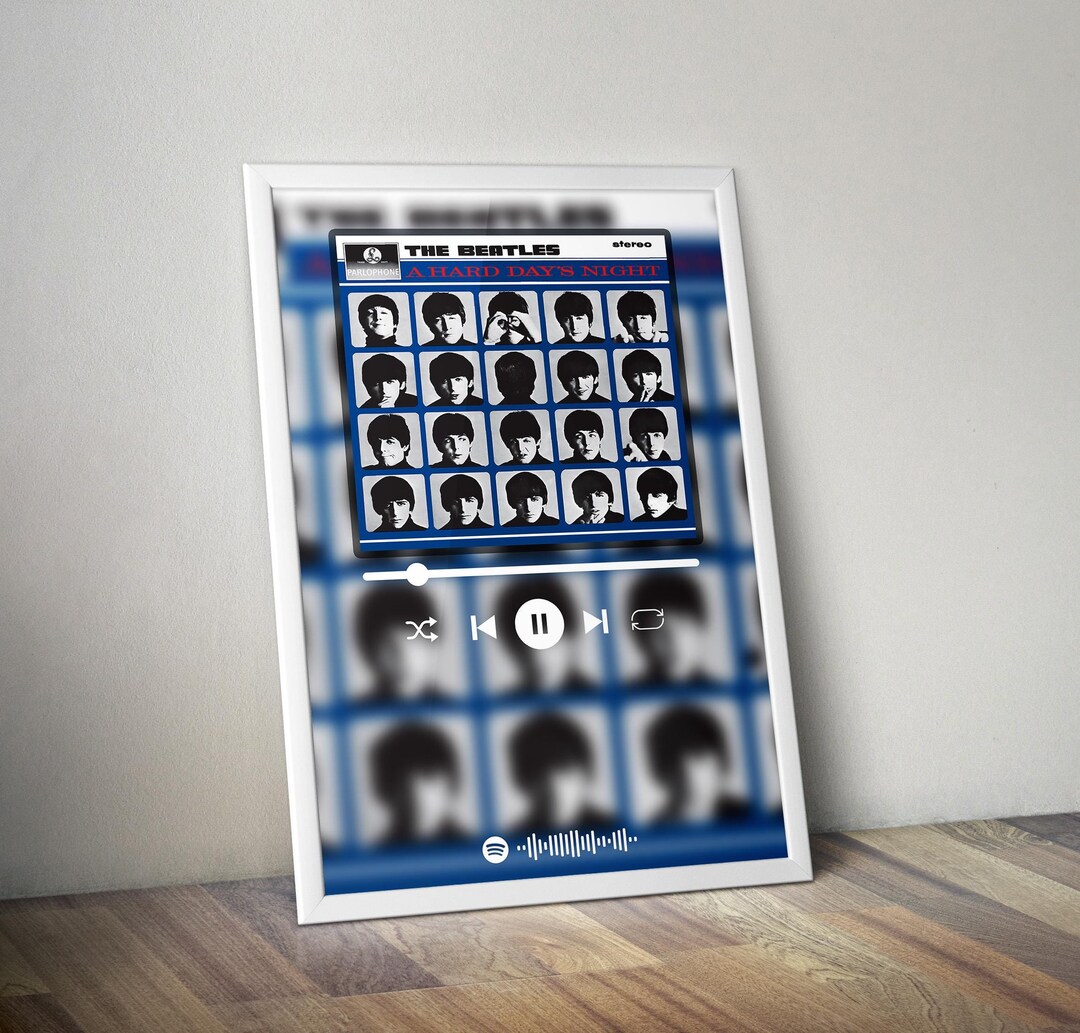The Beatles Poster A Hard Day's Night Poster Album Poster Print Album ...