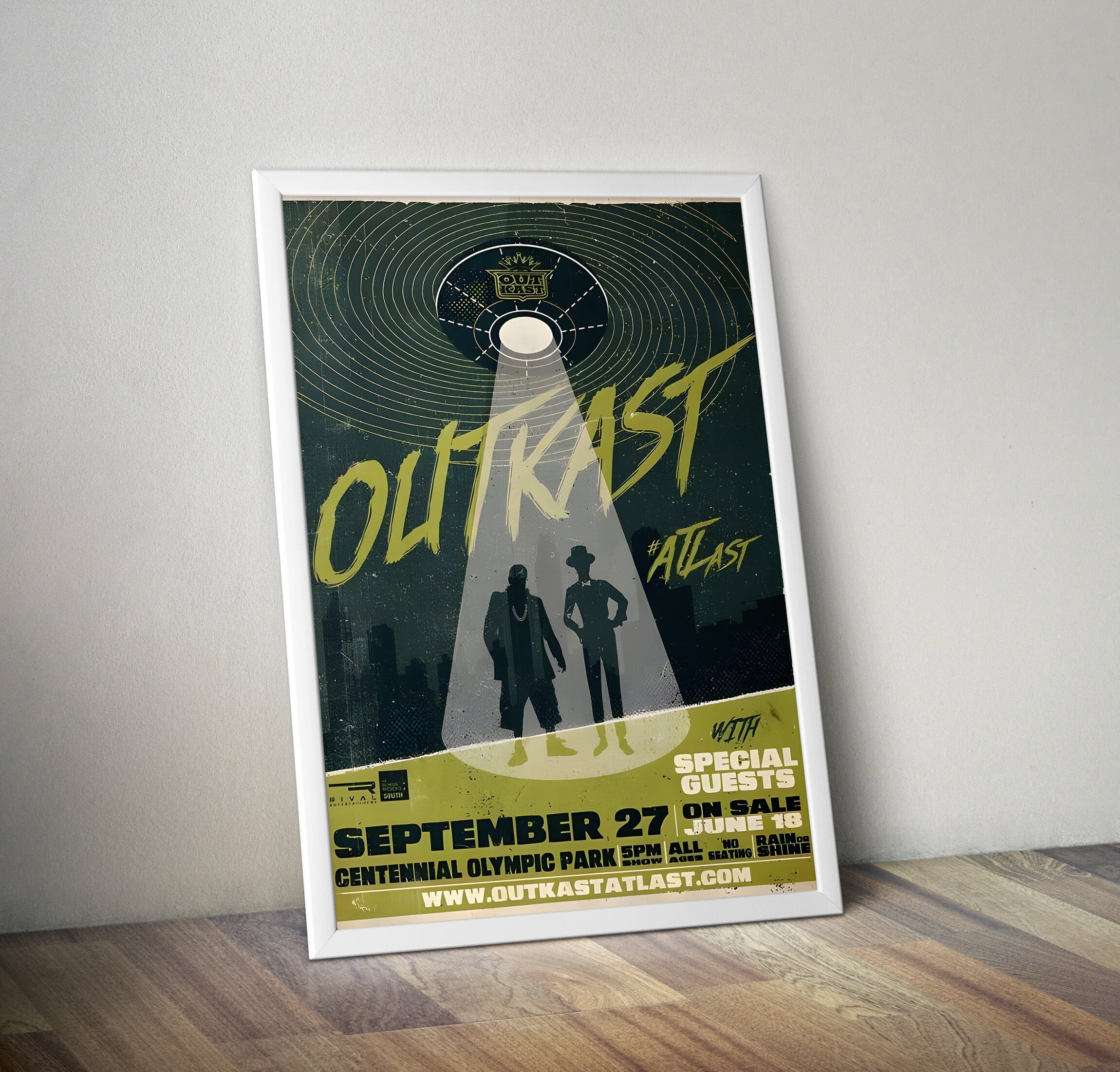 ☆OutKast☆ Hiphop 90s vintage poster