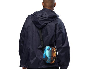 25% OFF Fire & Water-Crossbody Bag | Duality Art Purse | Bold Statement Bag