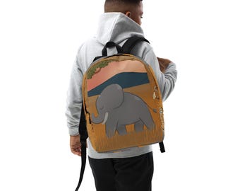 Elephant Kids Backpack | Sunset Safari Bookbag