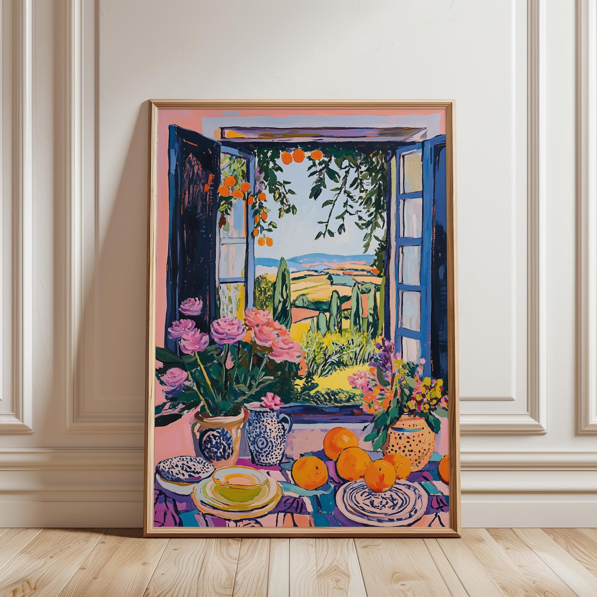 French Vibes Countryside Art, Henri Matisse Window Painting