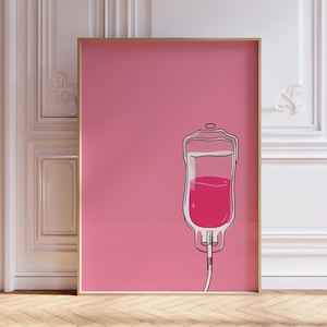 Iv Bag Medizinische Drucke, Krankenschwester Büro Wanddekoration, PflegeStudenten Kliniken Poster, Krankenhaus Schild Druck, Heilberufler Poster
