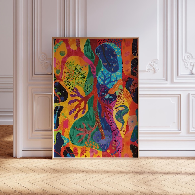 Anatomical Abstract Posters, Anatomy Nursing Printables Poster, Science Prints for Medical Students, Nurse Practitioner Modern Hospital Art image 1