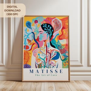 Poster vrouwelijke anatomie, Matisse Medical Science Art, posters menselijk lichaamsorgaan, poster spierstelsel, muurdecoratie verpleegkundige gezondheidszorg (MS-06)