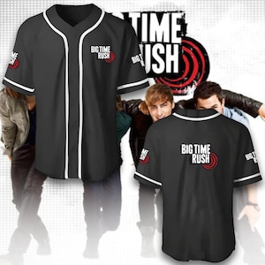 Big Time Rush Baseball Jersey, Merch For Fan